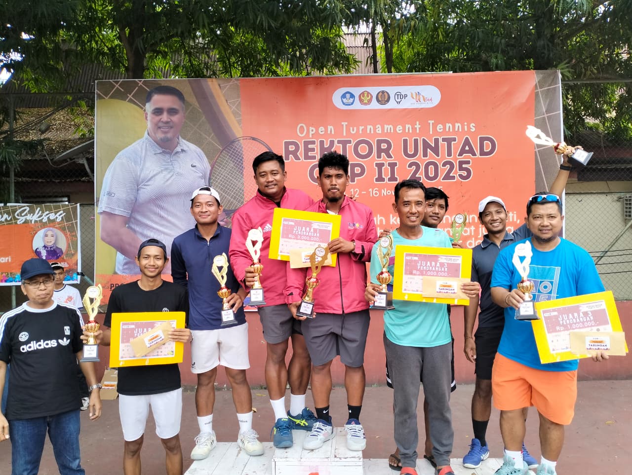 Juara 1-3 Kategori Putra Perorangan