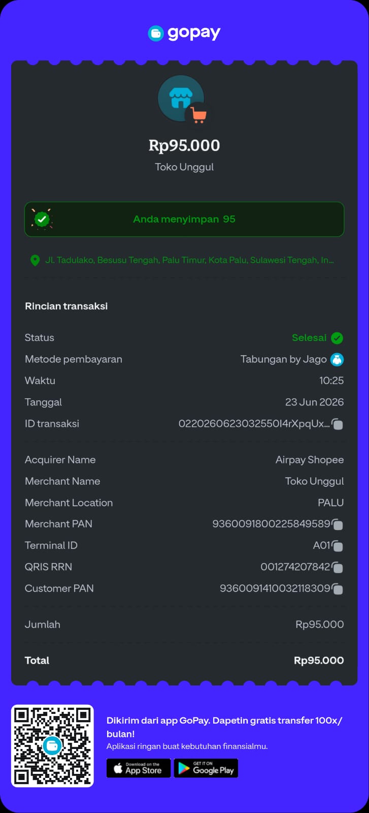 Bukti transaksi