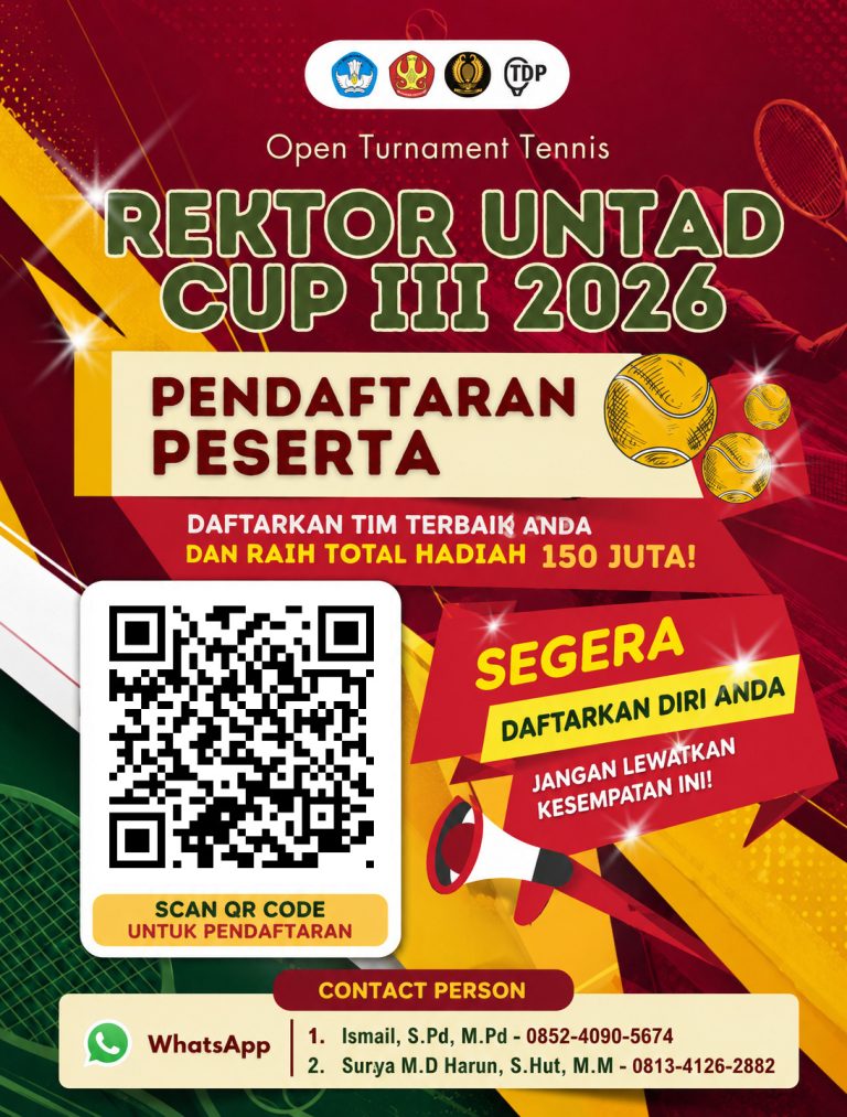 Pendaftaran Rektor Untad CUP III